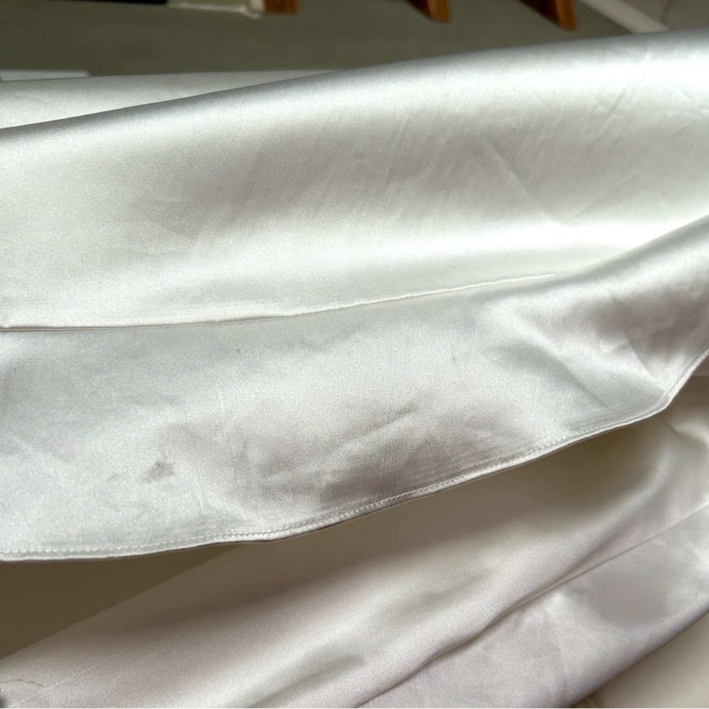 DRESS FORUM kelsey asymmetrical ruffle hem maxi dress in white 4 - Picture 12 of 12